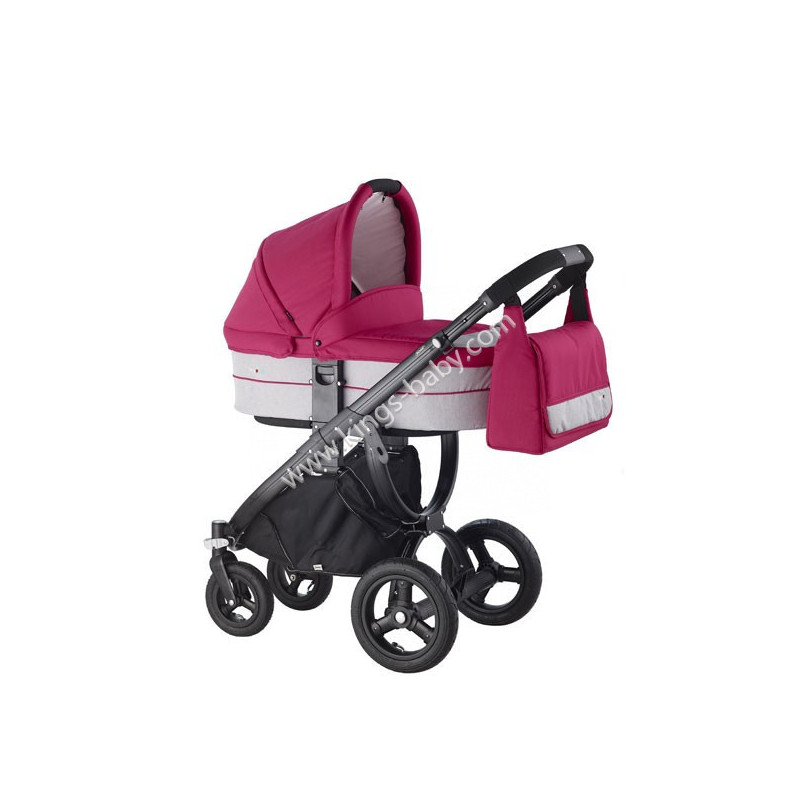 Poussette Roan Teo raspberry