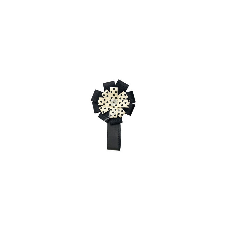 Décoration Poussette Fleur cream dots