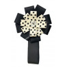 Décoration Poussette Fleur cream dots
