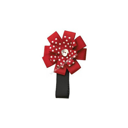 Décoration Poussette Fleur red dots
