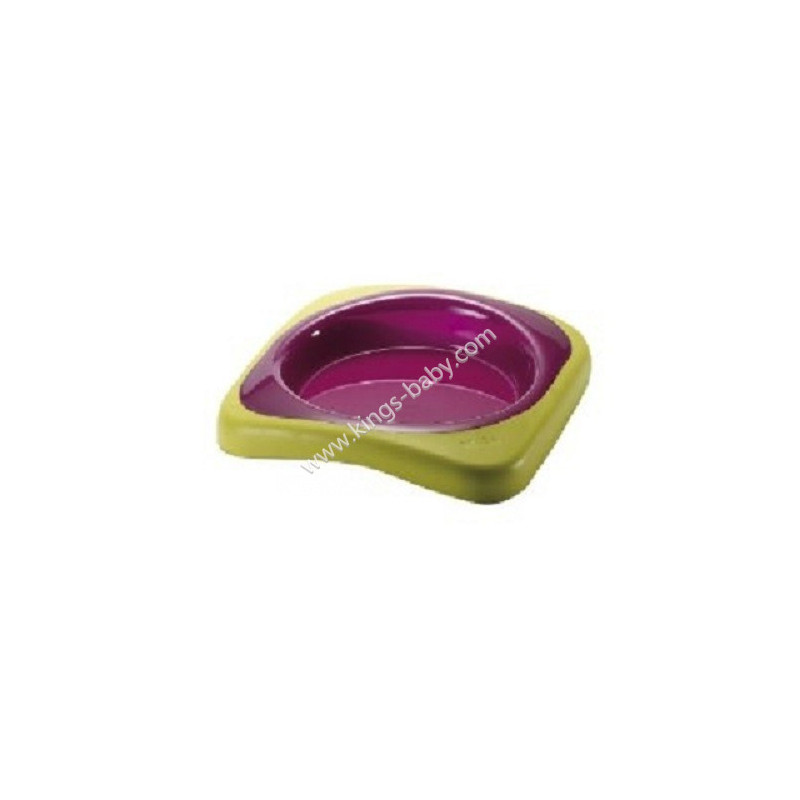 Grande Assiette Beaba Soft vert-violet