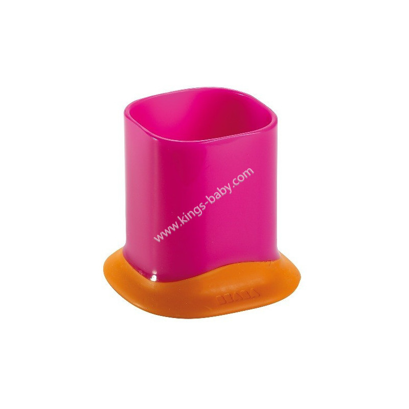 Petit Verre Beaba Soft rose-orange