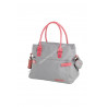 Sac à langer Beaba Stockholm gris et corail