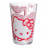 Verre en plastique Hello Kitty transparent