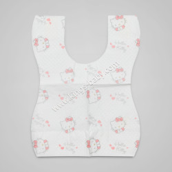 10 Bavoirs jetables Hello Kitty