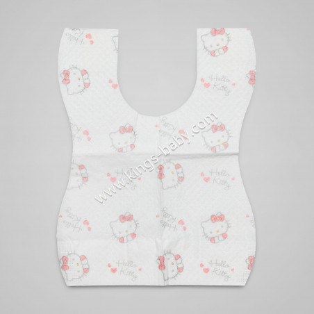 10 Bavoirs jetables Hello Kitty