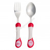 Set de couverts Hello Kitty rouge et blanc