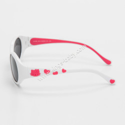 Lunettes de soleil Hello Kitty - Circle Shape blanc et rose