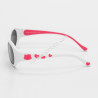 Lunettes de soleil Hello Kitty - Circle Shape blanc et rose