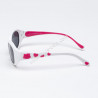 Lunettes de soleil Hello Kitty - Circle Shape blanc et fuchsia