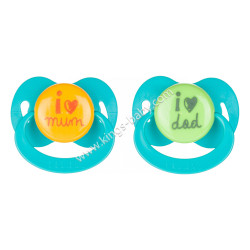 Beaba Lot de 2 sucettes latex 1er âge