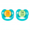 Beaba Lot de 2 sucettes latex 1er âge