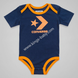 Pack de 5 body Converse rouge, bleu et orange