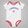 Pack de 5 body Converse parme et rose
