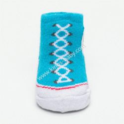 Converse 2 paires de chaussettes rouge et bleu