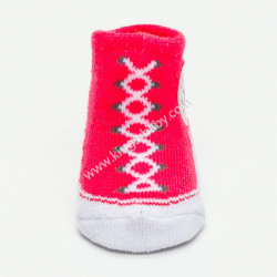 Converse 2 paires de chaussettes rouge et bleu