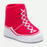 Converse 2 paires de chaussettes rouge et beige