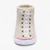 Converse 2 paires de chaussettes rouge et beige