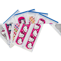 20 pansements Hello Kitty multicolores 4 designs différents