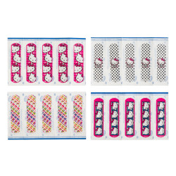 20 pansements Hello Kitty multicolores 4 designs différents