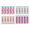 20 pansements Hello Kitty multicolores 4 designs différents
