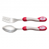 Set de couverts Hello Kitty rouge et blanc