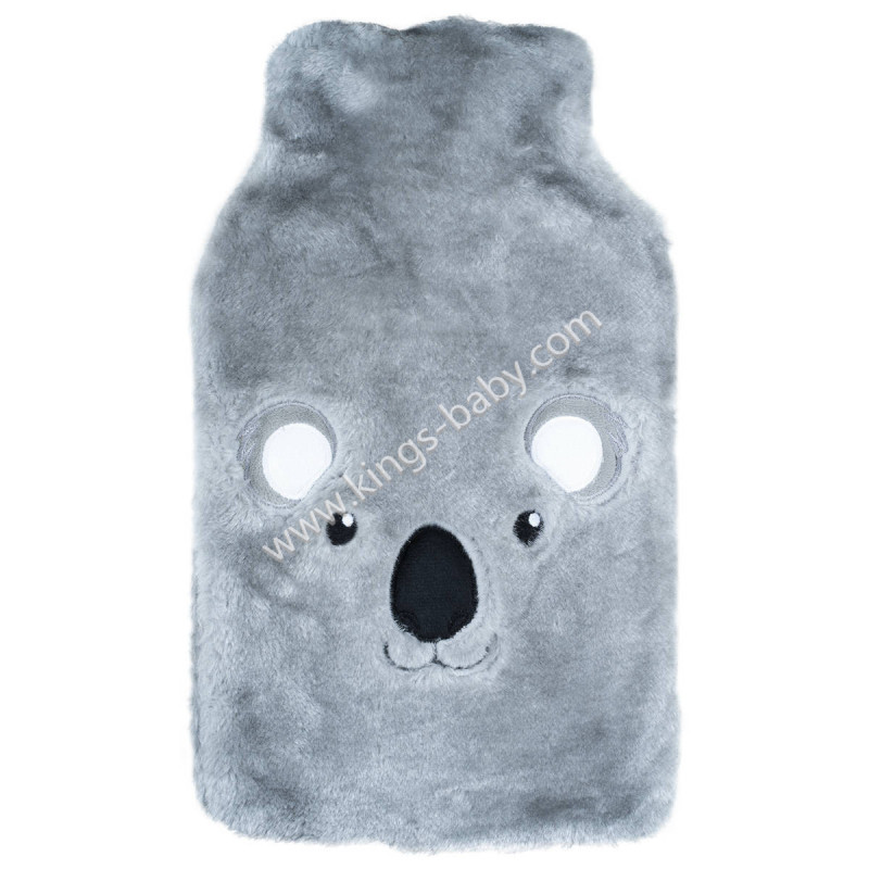 Bouillotte SOXO Koala gris en fourrure peluche