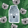 Bouillotte SOXO Koala gris en fourrure peluche