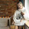 Bouillotte SOXO Koala gris en fourrure peluche