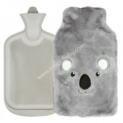 Bouillotte SOXO Koala gris en fourrure peluche