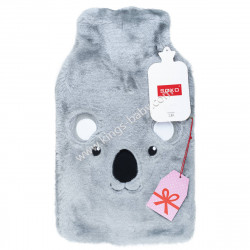 Bouillotte SOXO Koala gris en fourrure peluche