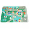 Ville avec 121 cubes et éléments sur tapis puzzle éducatif