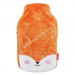 Bouillotte SOXO Renard orange en fourrure peluche