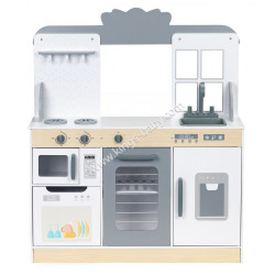 Grande cuisine et restaurant 2 en 1 en bois