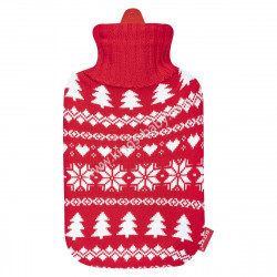 Bouillotte SOXO en Pull de Noël rouge