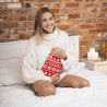 Bouillotte SOXO en Pull de Noël rouge